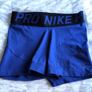 Nike Pro Royal Blue Training Shorts